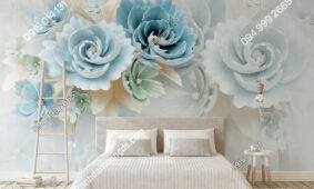 10  Phong cách chọn tranh dán tường phòng ngủ khổ lớn 3D 5D đẹp