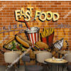 Tranh dán tường cửa hàng Fast Food DS_16192676