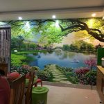 Tranh phong cảnh đẹp cho phòng bếp
