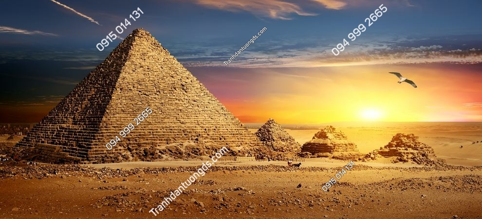 Tranh tường kim tự tháp -727090801