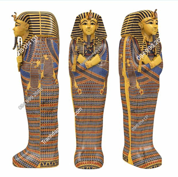 Tranh tường phong cách ai cập egyptian-pharaoh-mummy-coffin-1429513877