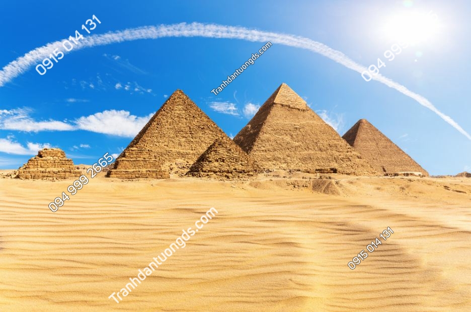 Đại kim tự tháp Giza trên sa mạc, Ai Cập 1890522232