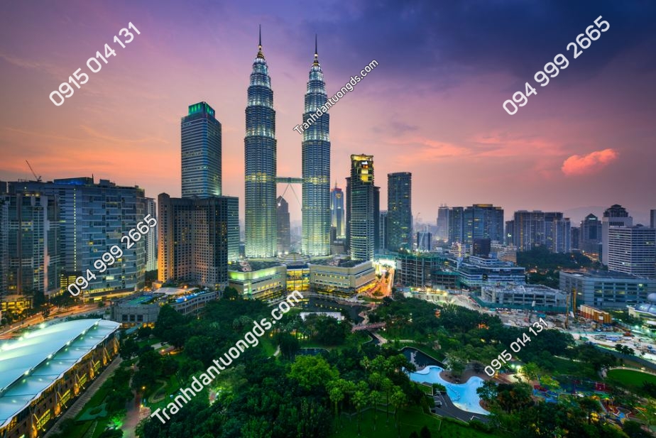 Kuala Lumpur, đường chân trời thành phố Malaysia 318465500