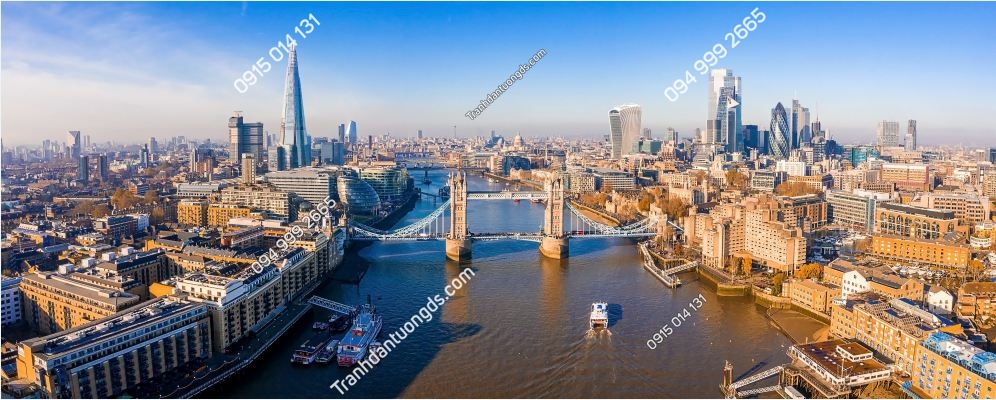 Nhìn từ trên không của Cầu Tháp ở London 1580351002