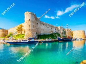 Tranh dán tường Lâu đài Kyrenia ở Bắc Síp 1012532899