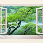 Tranh dán tường cửa sổ_CS116