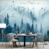 Tranh rừng cây dán văn phòng weili_18558077
