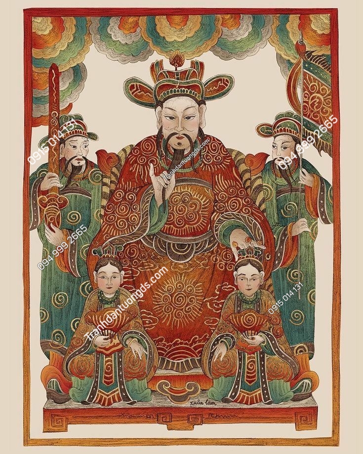 Tranh CÔNG ĐỒNG TRẦN TRIỀU 1