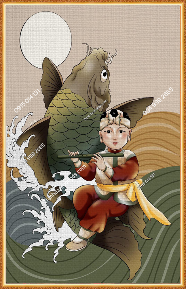 Tranh Cậu Hoàng Bơ by Cheng Cheng
