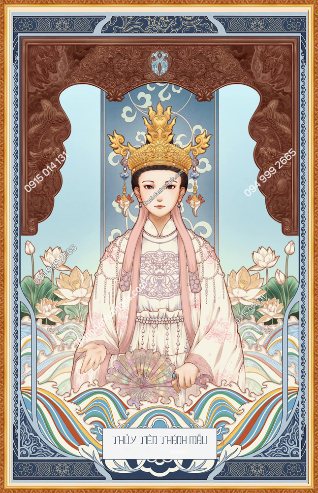 Tranh Vẽ MẪU ĐỆ TAM THUỶ TIÊN