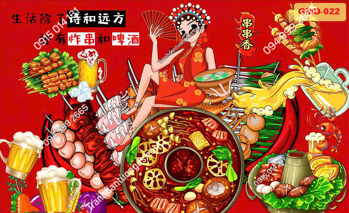 Tranh dán tường quán mỳ cay 2026 (19)