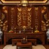Tranh Dán Tường Phòng Thờ Cửu Huyền Thất Tổ Song Long Đức Lưu Quang PT28820264