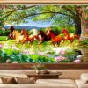 Tranh Dán Tường Mã Đáo Thành Công Phong Cảnh Phòng Khách DS846271