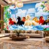 Tranh Lụa Mã Đáo Thành Công Phòng Khách Đẹp DS847261