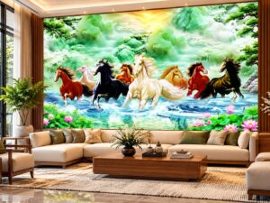 Tranh Mã Đáo Thành Công Giả Ngọc Phòng Khách Sang Trọng DS638251