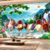 Tranh Mã Đáo Thành Công Phòng Khách Kiểu Vẽ DS739524