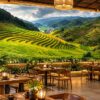 Tranh Ruộng Bậc Thang Núi Rừng Nhà Hàng Đẹp Sang Trọng DS358274